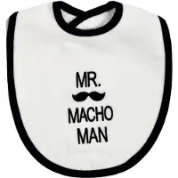Petit villain Wit/Zwart 'Mr. Machoman' Slab