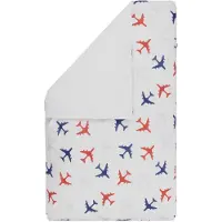 Bink Bedding Planes Blauw 60x80cm Dekbedovertrek BB121712