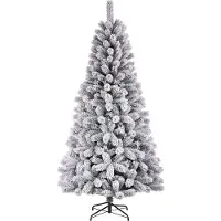 Black Box medford kerstboom groen frosted tips 710 maat in cm: 215x114