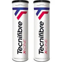 Tecnifibre X-One Tennisbal - 8 Ballen (2 blikken van 4) - Gasgevuld - Geel