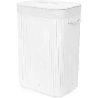 Compactor Wasmand Bamboo Vouwbaar 45 X 60 Cm Bamboe Wit