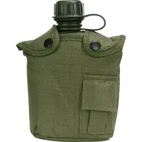 Fosco Veldfles PVC met hoes 1L - Groen