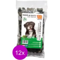 BF Petfood 12x Biofood 3-In-1 Koekjes Kruiden Mini - Hondensnacks - 200g