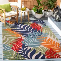 Muratap Binnen en buiten vloerkleed floral outdoor laagpolig tapijt 120x170 cm