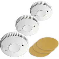 Fireangel Rookmelderset [3 stuks] FA6120-INT & bevestigingstape 620/630-ADH