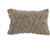 Tiseco Sierkussen Home Studio Sahara Taupe - 30 x 50 cm