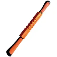 Toorx Massage Stick - met grepen - Oranje