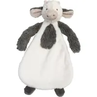Happy horse Koe Casper Knuffeldoekje - Wit/Grijs - Baby cadeau