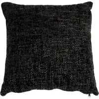 Bronx71 Sierkussen Feline chenille stof zwart 45 x 45 cm.