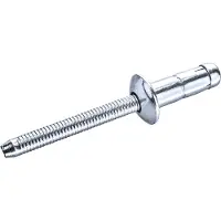 Goebel - 250 x Constructie blindklinknagels (Ø x L) 6,4 x 12,5 mm - RVS A2 / RVS A2 - Platbolkop - PREMIUM-LOCK - 7830406412 - Popnagel