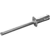 Goebel - 500 x Multi-Grip blindklinknagels (Ø x L) 4,8 x 12 mm - Alu Aluminium AlMG 2,5 / Staal verzinkt - Verzonken kop - MULTI - 7771148120 - Popnagel