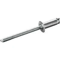 Goebel - 1000 x Blindklinknagels (Ø x L) 3 x 8 mm - Alu Aluminium AlMG 2,5 / Staal verzinkt - Verzonken kop - STANDARD - 7071130800 - ISO15978 - Popnagel