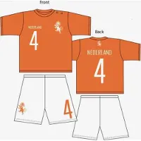 Fun2Wear - Shortama Elftal - Wit - Maat 152 - Jongens