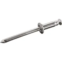 Goebel - 500 x Spreid blindklinknagels (Ø x L) 4 x 10 mm - RVS A2 / RVS A2 - Vlakke kop - STAR - 7089401000 - Popnagel