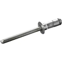 Goebel - 500 x Multi-Grip blindklinknagels (Ø x L) 4,8 x 16,9 mm - Alu Aluminium AlMG 2,5 / RVS A2 - Verzonken kop - MULTI - 7774448169 - Popnagel
