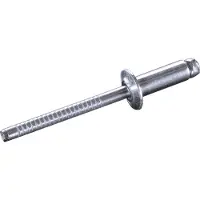 Goebel - 1000 x Blindklinknagels (Ø x L) 3,2 x 8 mm - RVS A4 / RVS A4 - Vlakke kop - STANDARD - 7044132800 - Popnagel