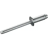 Goebel - 1000 x Blindklinknagels (Ø x L) 3,2 x 8 mm - Staal verzinkt / Staal verzinkt - Verzonken kop - STANDARD - 7081132800 - ISO15980 - Popnagel
