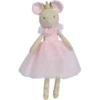 Nicotoy Personnage en peluche Ballerine Souris Robe Rose 33 cm