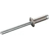 Goebel - 1000 x Blindklinknagels (Ø x L) 4 x 9,5 mm - Monel verzinkt / Staal verzinkt - Vlakke kop - STANDARD - 7032240950 - Popnagel