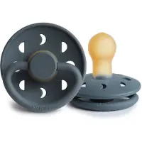 Frigg - Moon Latex Fopspeen - Slate / T1/0-6Maanden