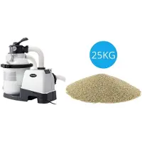 Intex - Zandfilterpomp 5700 L/u & Filterzand 25 kg