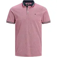 Jack & Jones Shirt 'Paulos' navy / eosine / rood / wit