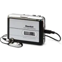 Hamlet XDVDMAG cassettespeler/-recorder 1 deck(s) Zwart, Zilver