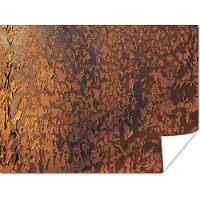PosterMonkey Poster Retro - Staal - Metalen - Roest - 120x90 cm