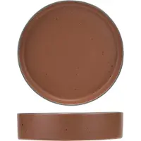 COSY&TRENDY - COPENHAGUE RED CLAY DIEP BORD D21XH5CM, set van 3