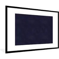 PosterMonkey Fotolijst incl. Poster - Leer - Structuur - Dierenhuid - 120x80 cm - Posterlijst