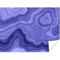 PosterMonkey Poster Agaat steen - Marmer - Abstract - Kristallen - 120x90 cm