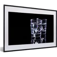 PosterMonkey Fotolijst incl. Poster - Alcohol - Glazen - Drank - 60x40 cm - Posterlijst