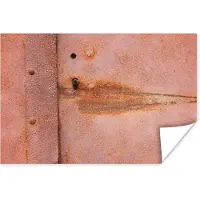 PosterMonkey Poster Metaal - Roest - Industrieel - 30x20 cm
