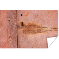 PosterMonkey Poster Metaal - Roest - Industrieel - 30x20 cm