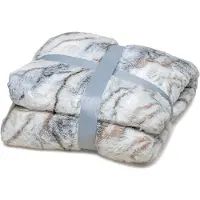 Wicotex Plaid-dekens- Marble gemêleerd 150x200cm