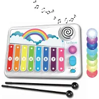 Lexibook XYLO-FUN Electronic Xylophone met Learning Music method met verlichting