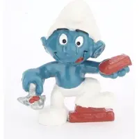 Schleich De Smurfen - Metselaar - speelfiguurtje - Poppetje - De smurfen - 5, 5cm