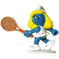 Schleich Tennis smurfin - speelfiguurtje - - De Smurfen - 5,5 cm