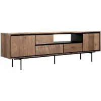 DTP Home Metropole tv-meubel teakhout 195x40x60cm
