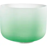 Meinl CRYSTAL SINGING BOWL 11" COLOUR-FROSTED GREEN NOTE F4 HEART CHAKRA