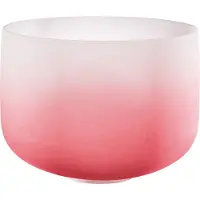 Meinl CRYSTAL SINGING BOWL 14" COLOUR-FROSTED RED NOTE C4 ROOT CHAKRA