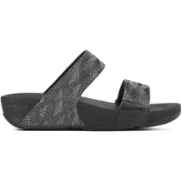 Original Brands FitFlop Lulu Slide - Geo Glitz ZWART 43