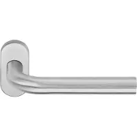 Formani Basics LB3-19B32 deurkruk dubbel geveerd op ovale rozet - mat RVS
