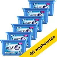 Lenor 6x Lenor Wasmiddel All-in-1 Pods Zeebries 10 Stuks