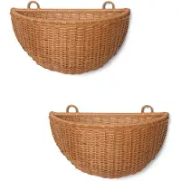 Ferm Living Braided wandmanden 2-pack Natural