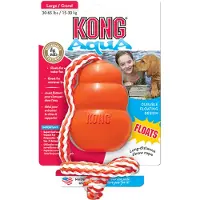 Kong aqua oranje 7x7x10 cm