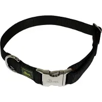 Hunter Vario Basic Alu-Strong Hondenhalsband - 45-65 cm - Nylon - Zwart