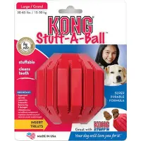 Kong stuff a ball rubber rood 9x9x9 cm