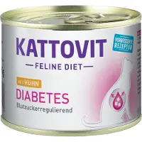 Kattovit Feline Diet Diabetes Kip 185 g