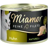 Miamor - Fijne filets naturelblik 12x156g - Kip